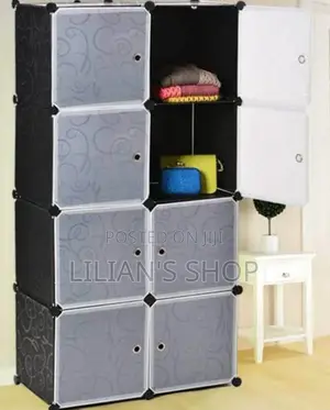 Two Colomn Plastic Closet