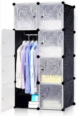 Two Colomn Plastic Closet