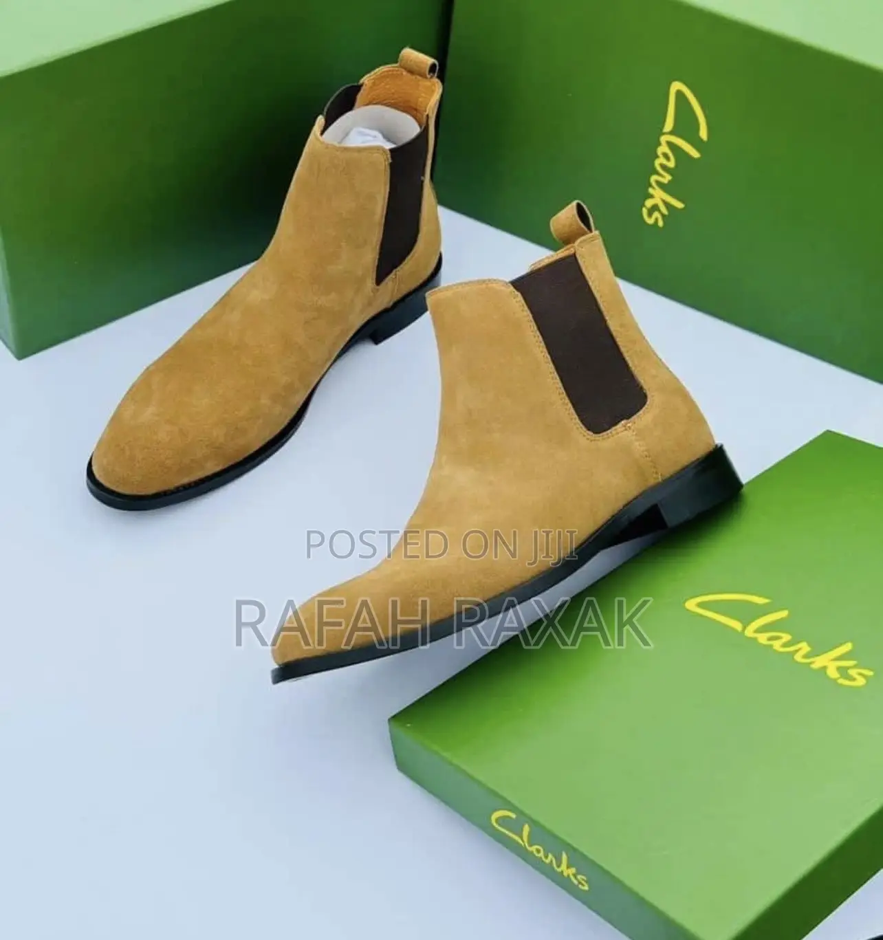 Original Classic Men’S Brown Suede Clarks Chelsea Boots