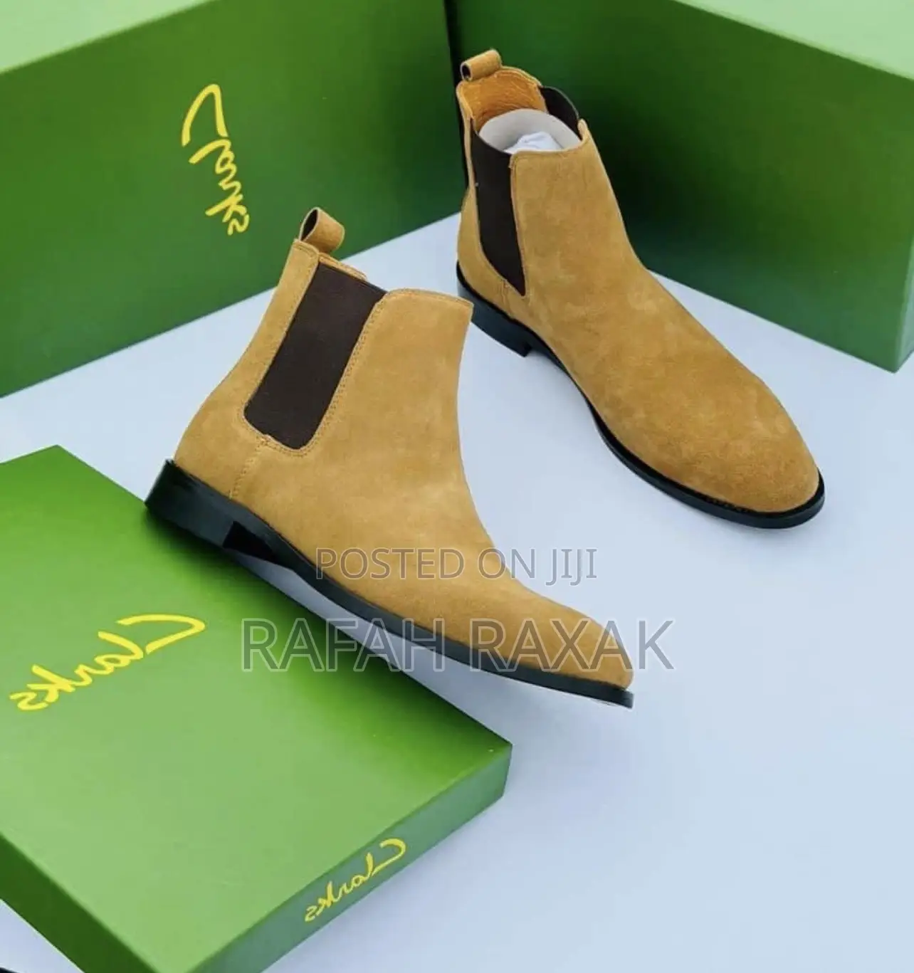 Original Classic Men’S Brown Suede Clarks Chelsea Boots