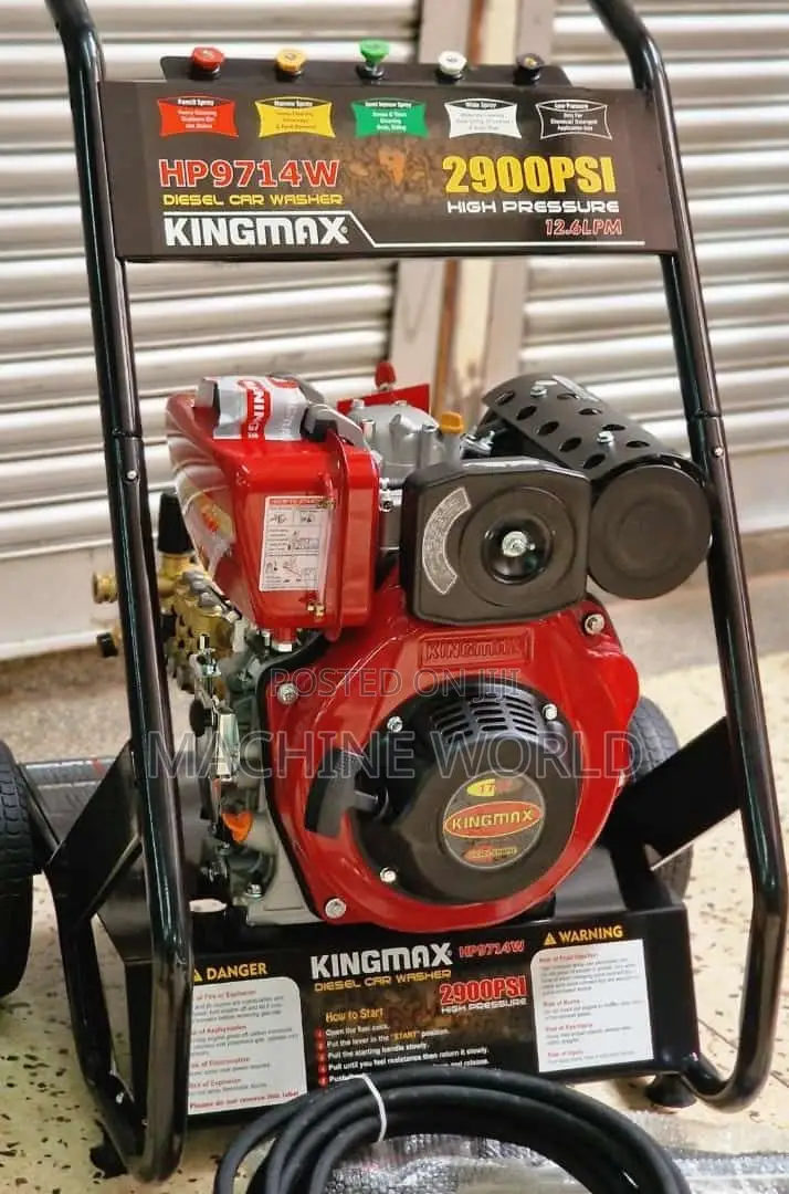 Diesel Pressure Washer Kingmax 2wheels