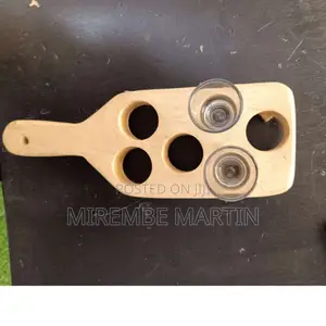 Wooden Glass Holder.