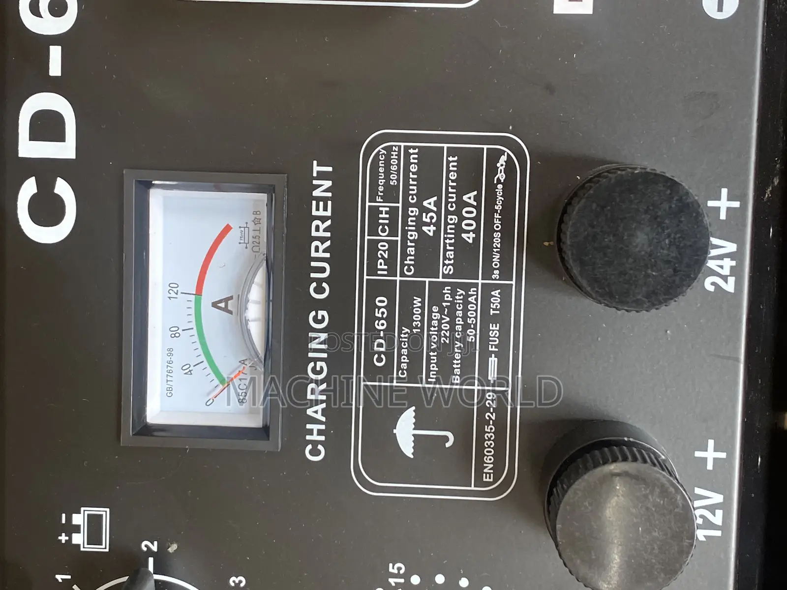 Battery Charger CD650 Amps