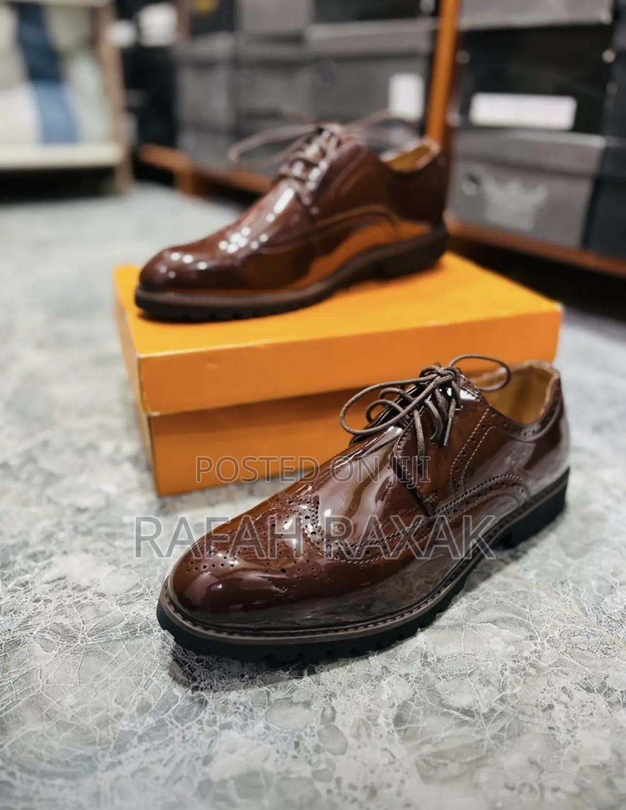 Original Classic Maroon Oxford Lace Up Shoes