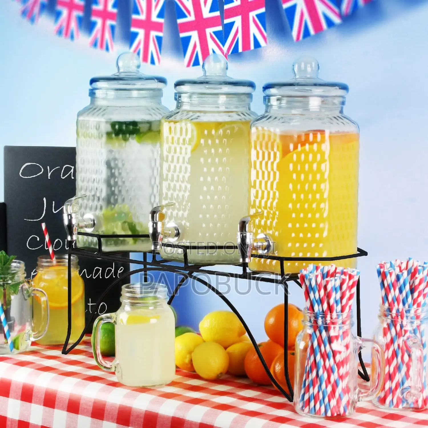 12 Litres Triple Drinks Dispenser