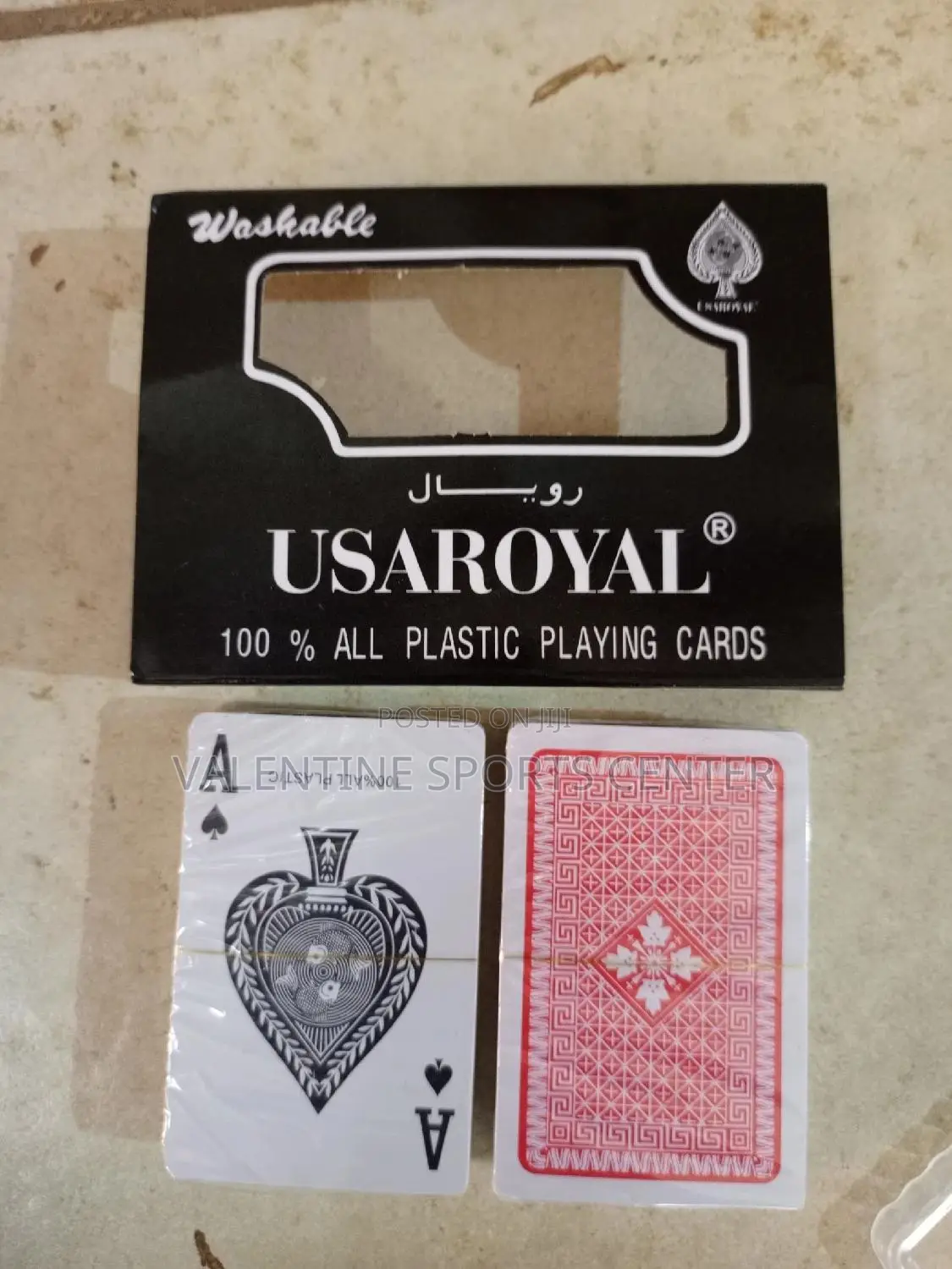 100 % All Plastic Playing Cards Original 2pcs Inside