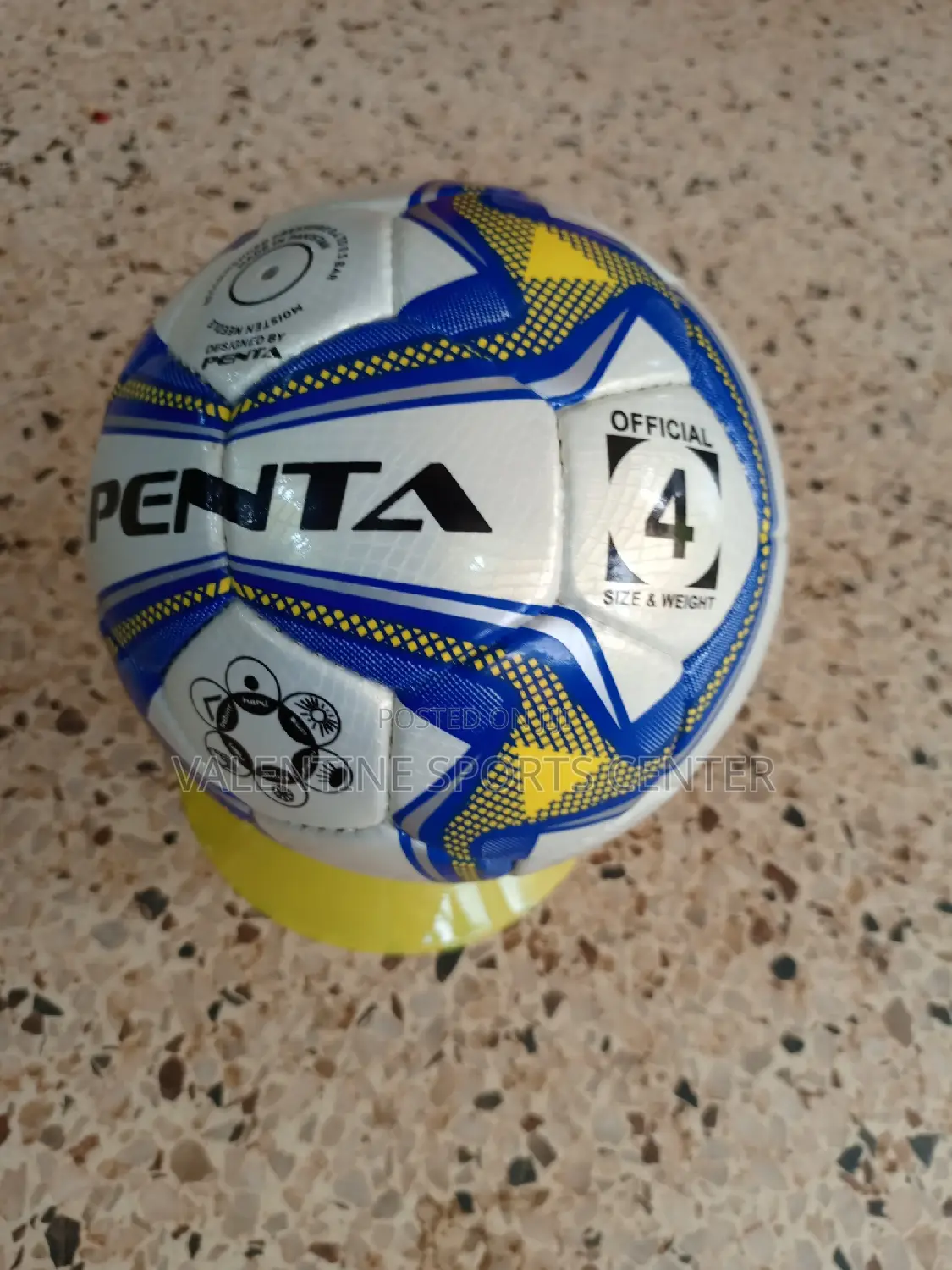 Football Penta Size 4 Tube Original Material Waterproof