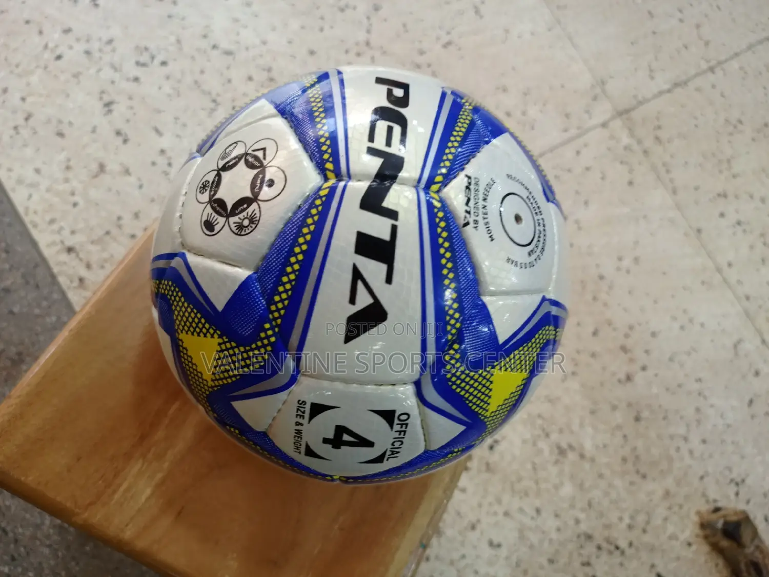 Football Penta Size 4 Tube Original Material Waterproof