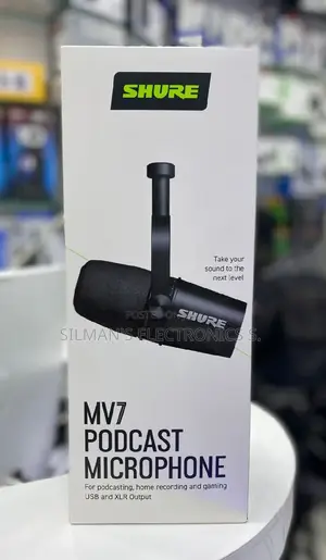 The All New Shure Mv7 Podcast Microphone