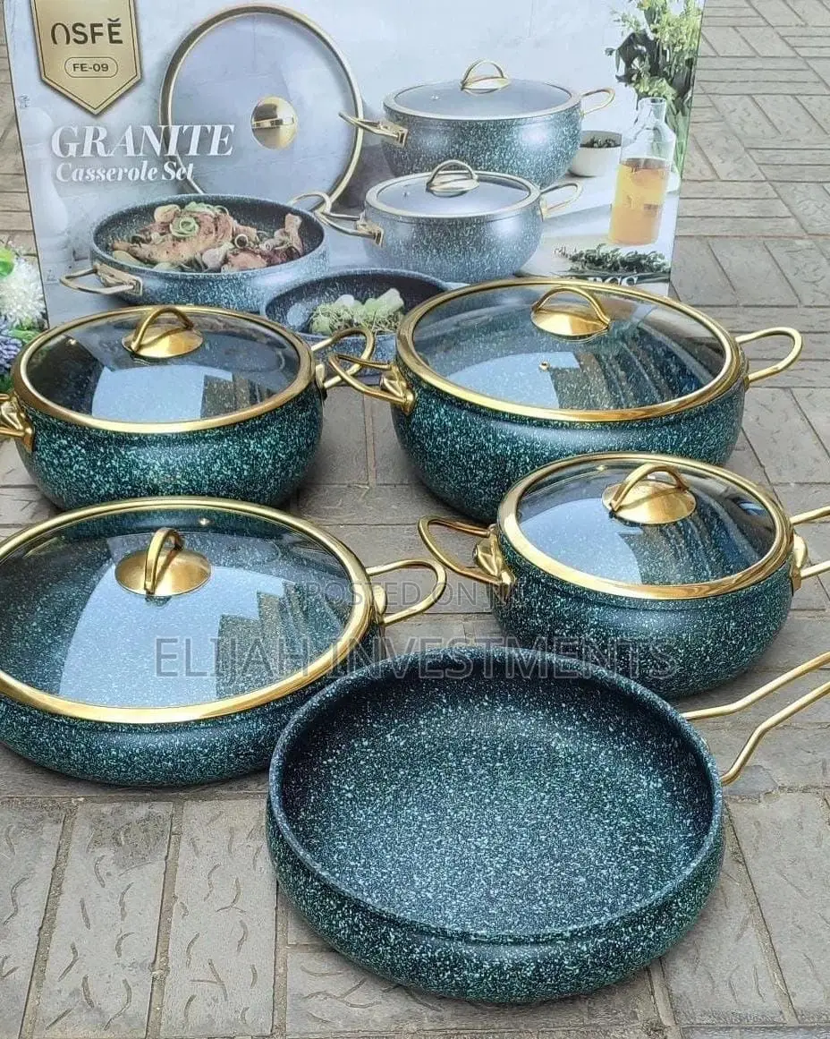 9pc Granite Cooking Ware Set