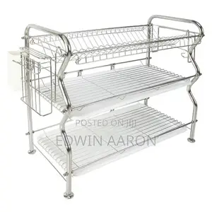 3 Layers Stainless Steel Dish Rack