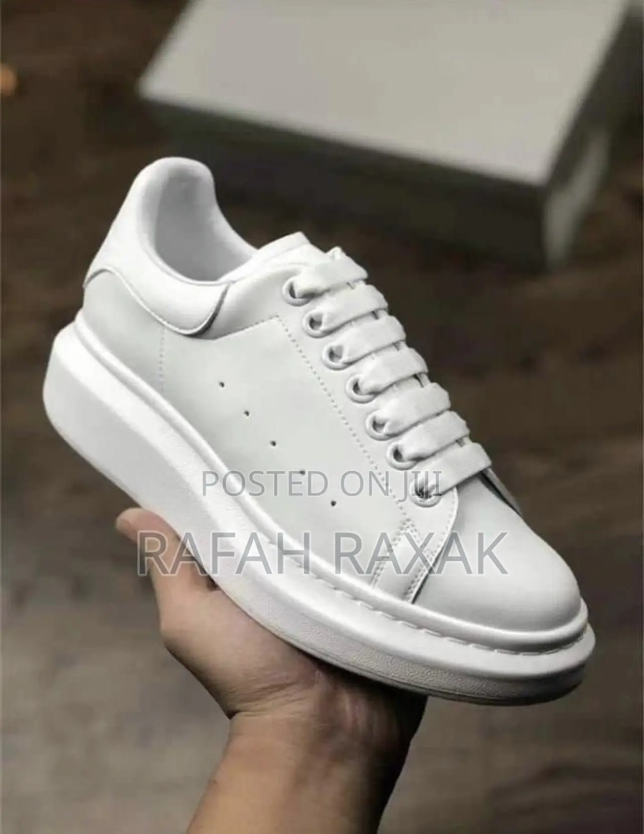 Original Unisex White Alexander McQueen Sneakers