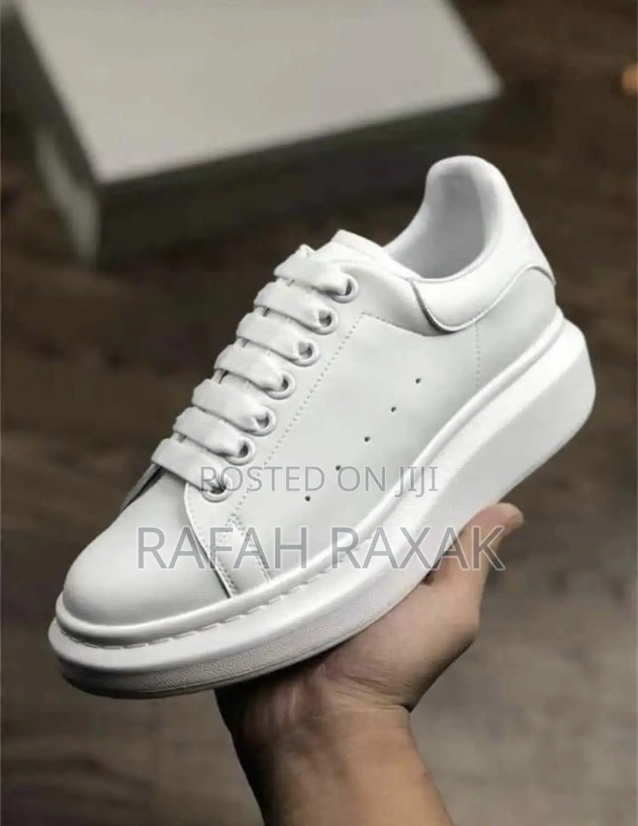 Original Unisex White Alexander McQueen Sneakers