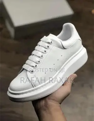 Original Unisex White Alexander McQueen Sneakers