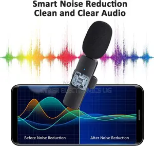 Professional Wireless Lavalier Lapel Microphone for Android