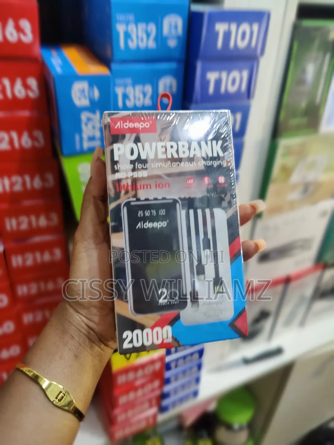 Aldeepo Digital Power Bank/Fast Charging Power Bank 20000mah