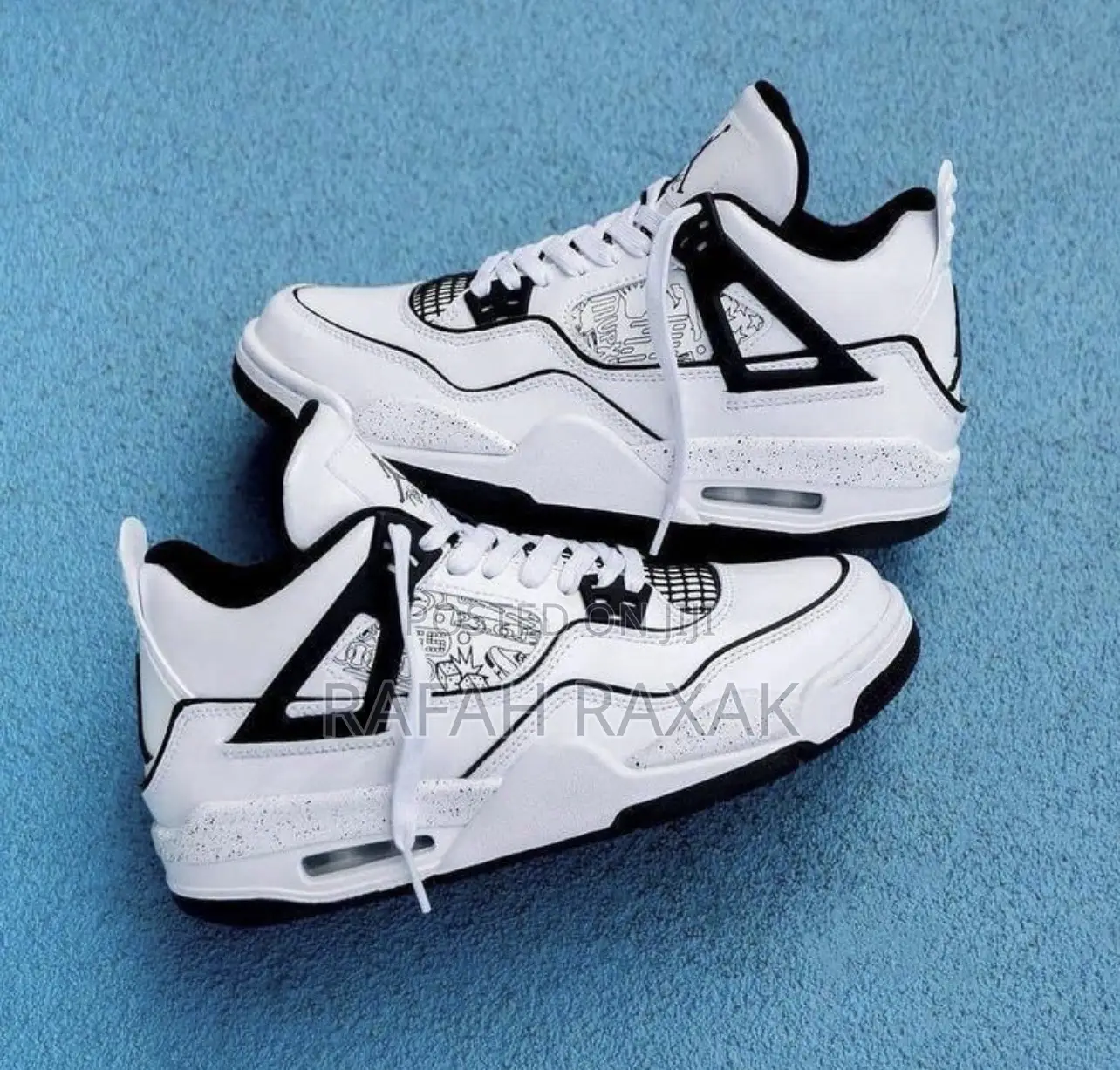 Original White Air Jordan 4 Retro Sneaker