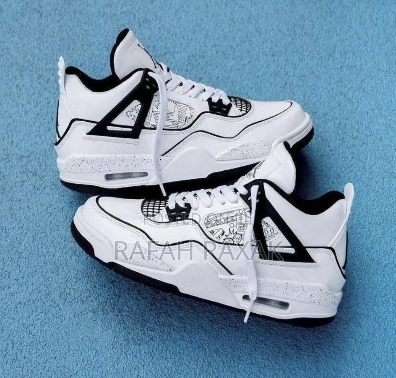 Original White Air Jordan 4 Retro Sneaker