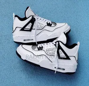 Original White Air Jordan 4 Retro Sneaker