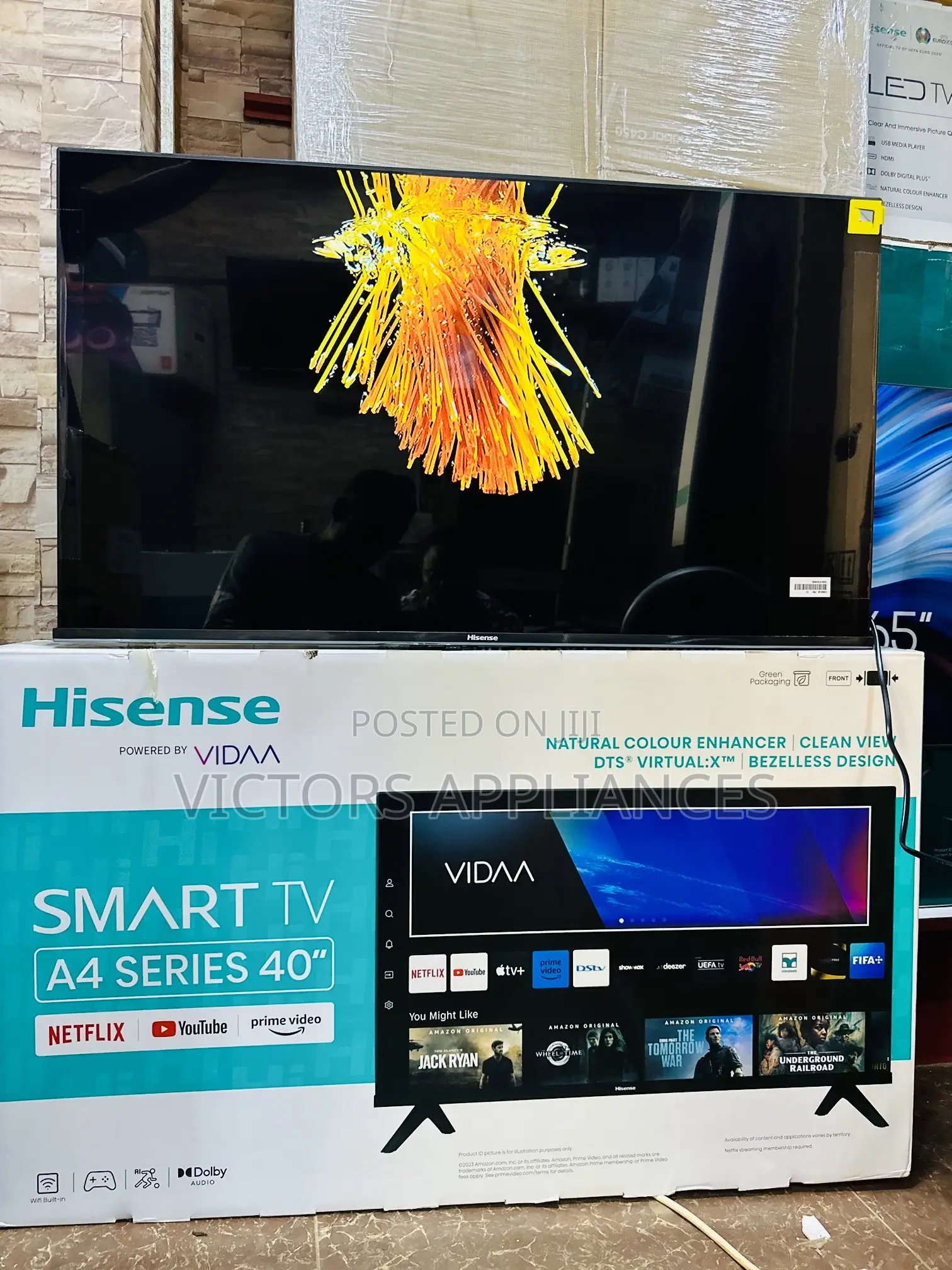 40inches Hisense Smart Tv Powered by VIDAA