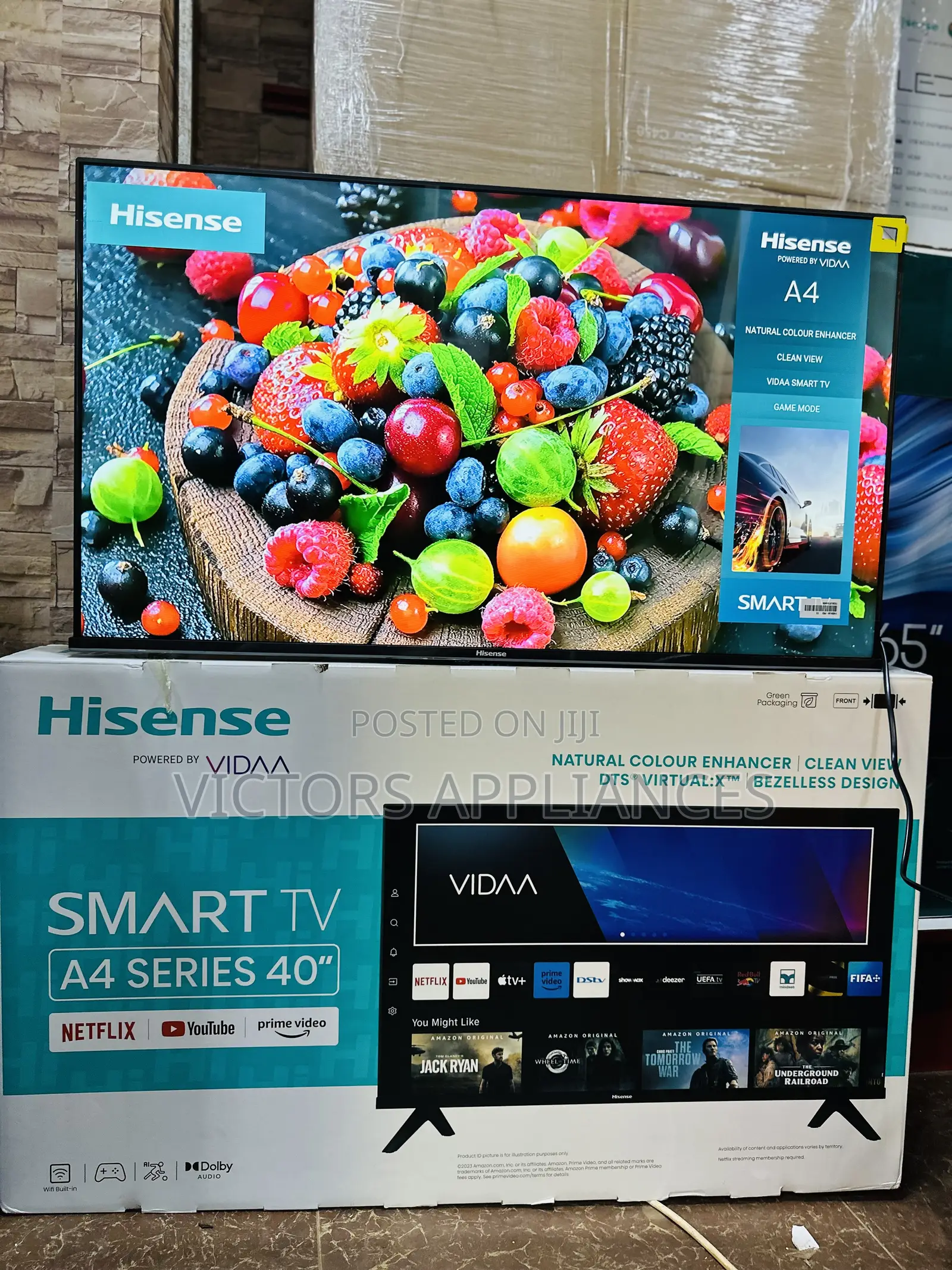 40inches Hisense Smart Tv Powered by VIDAA