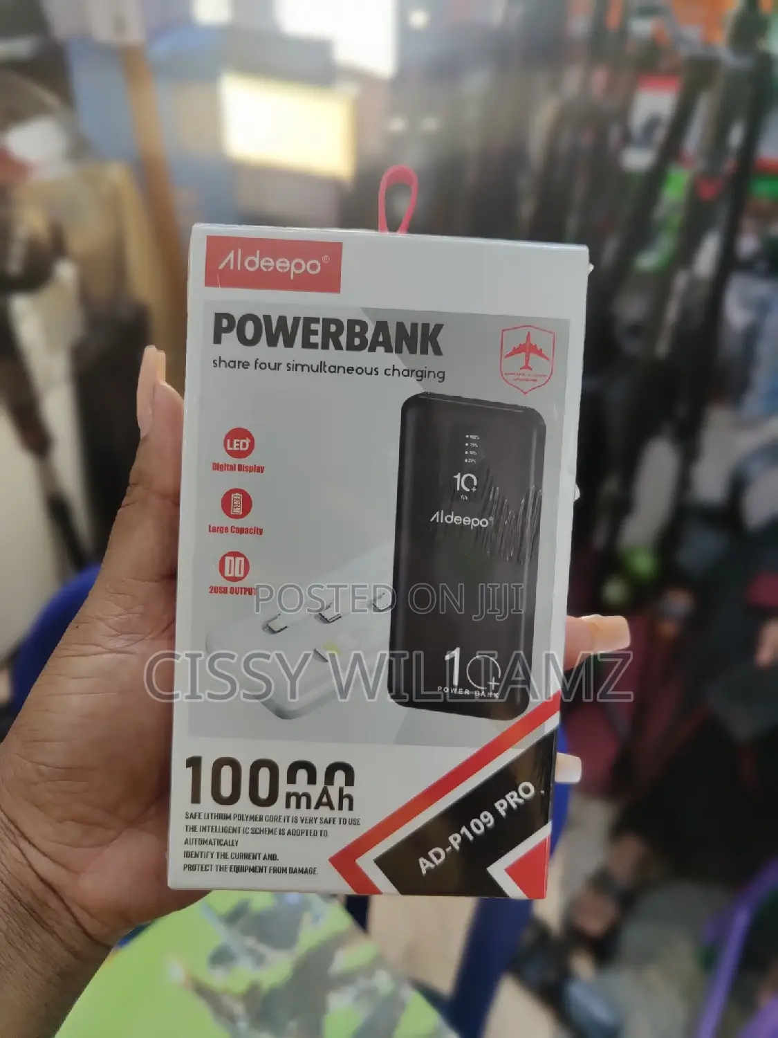 Aldeepo Digital Power Bank/Aldeepo 10000mah Power Bank