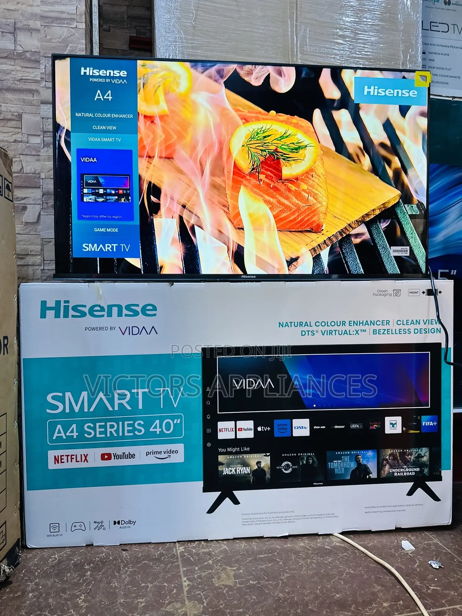 Hisense 40” Digital Smart Tv New Model A4