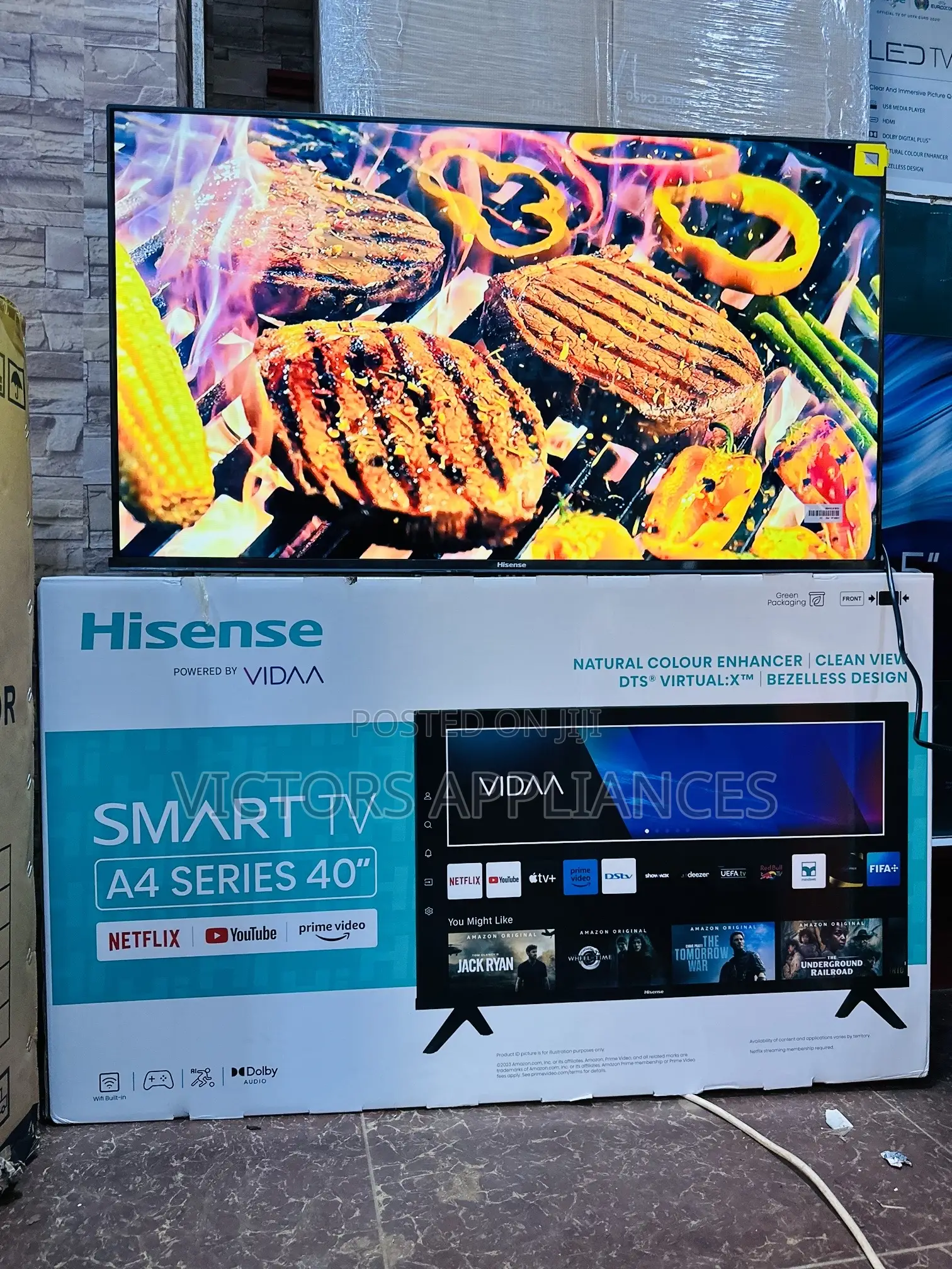 Hisense 40” Digital Smart Tv New Model A4