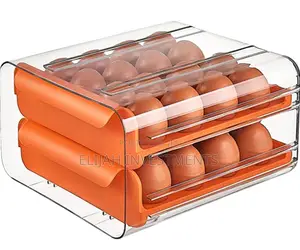 Double Drawer Egg Box Organizer