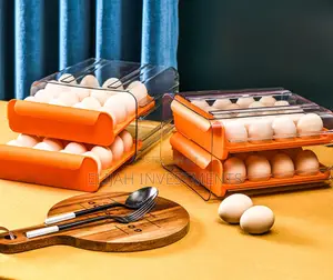 Double Drawer Egg Box Organizer