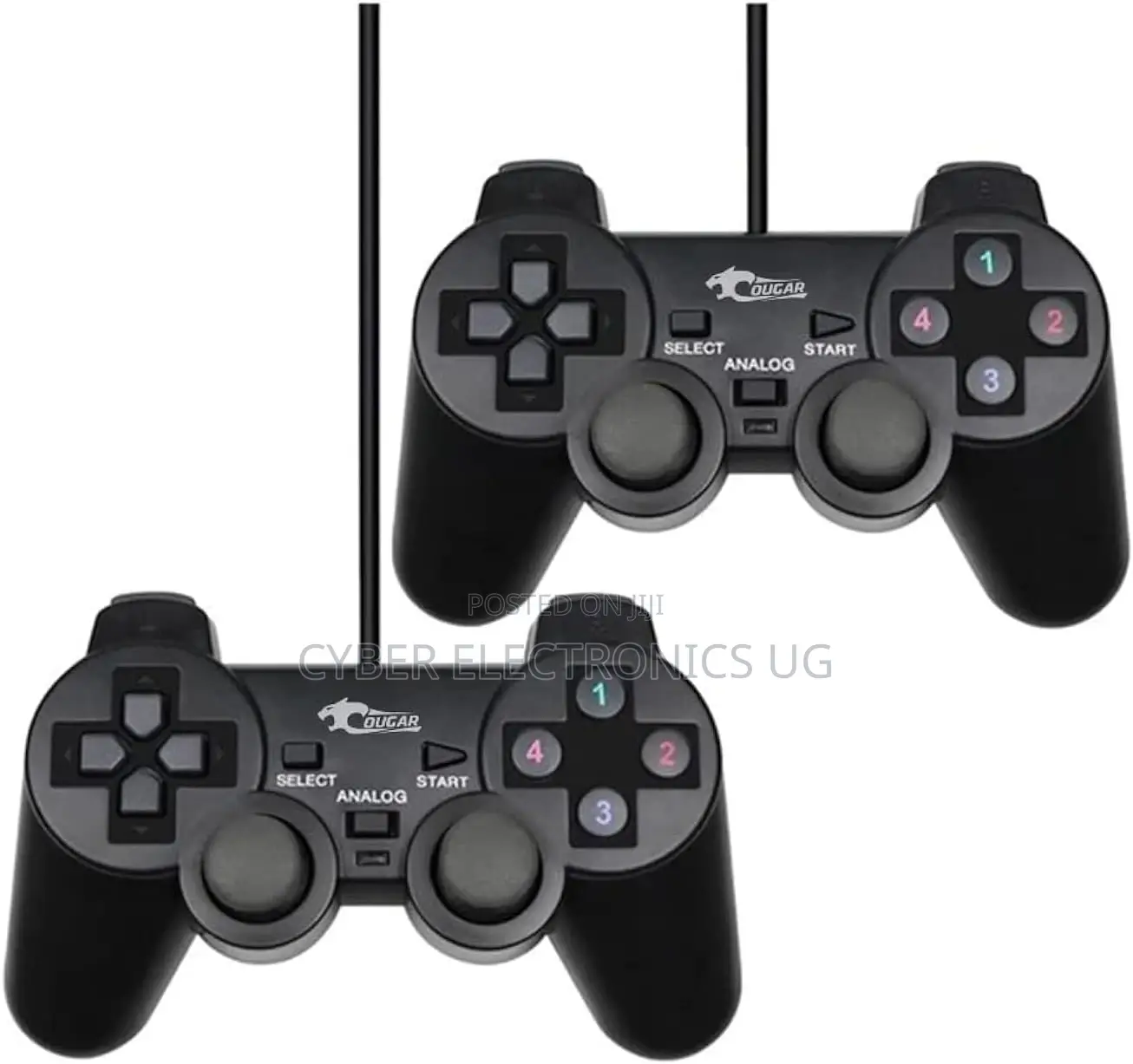 2pcs USB Wired Double Controller Gamepad for PC Laptop