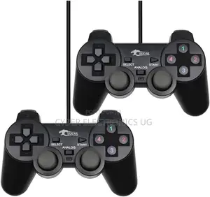 2pcs USB Wired Double Controller Gamepad for PC Laptop