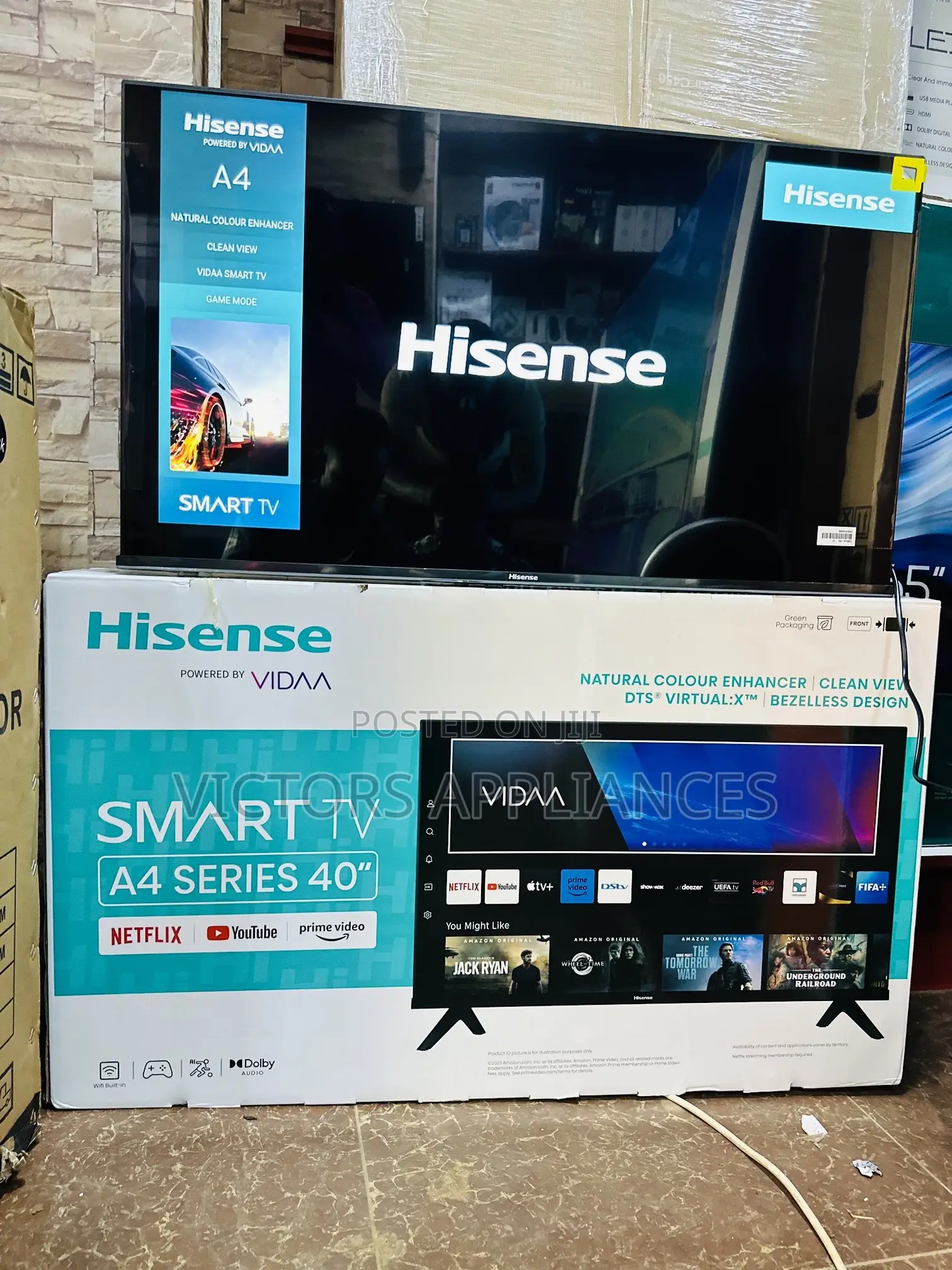 Original Hisense 40” Digital Smart Tv