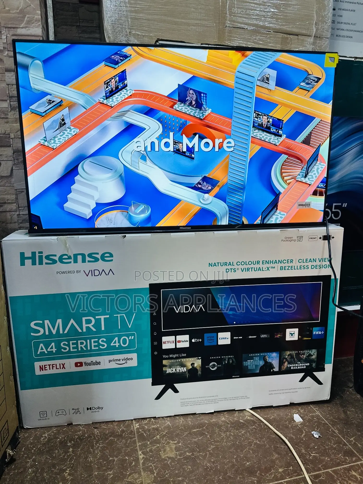 Original Hisense 40” Digital Smart Tv
