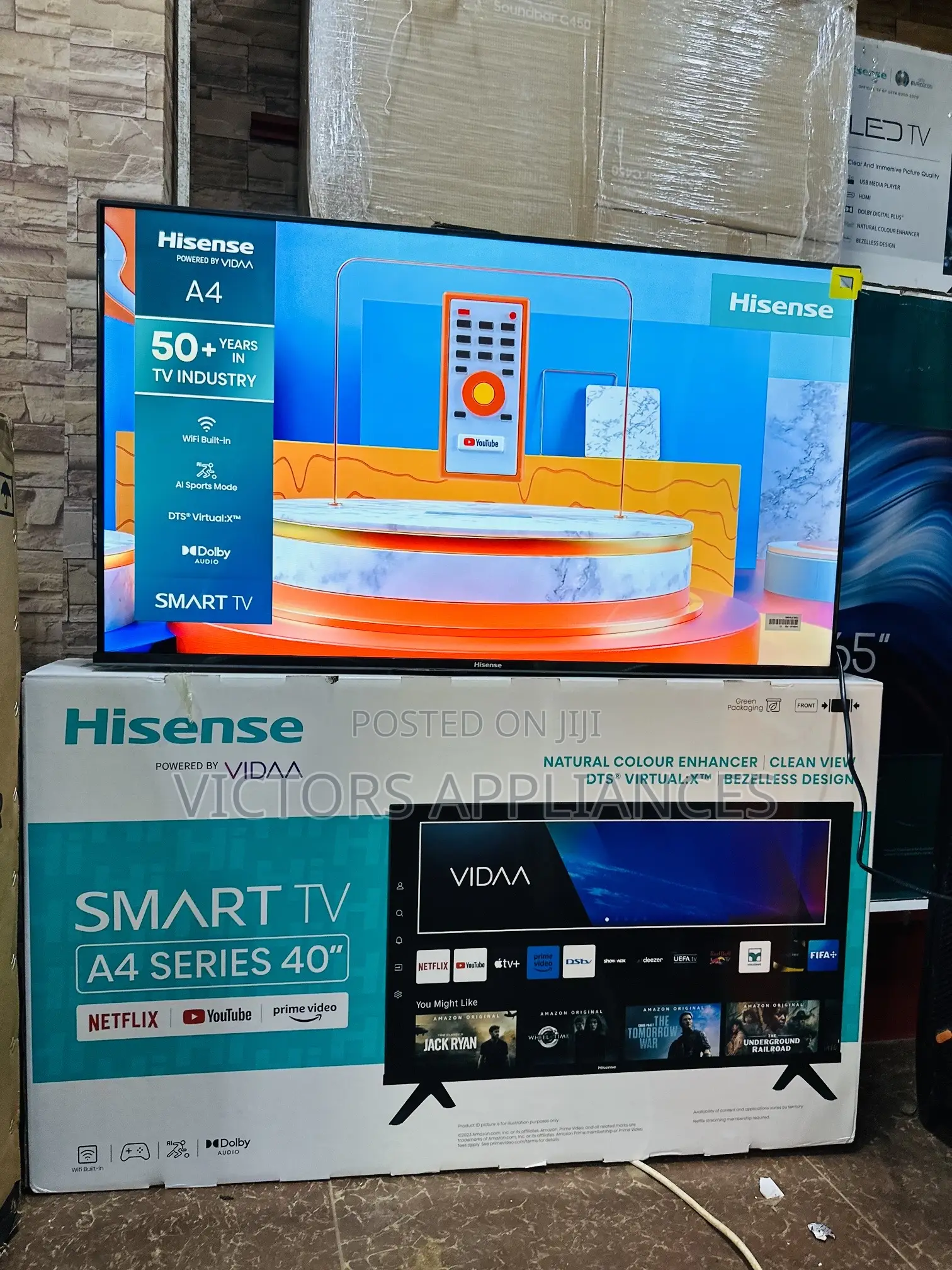 Original Hisense 40” Digital Smart Tv