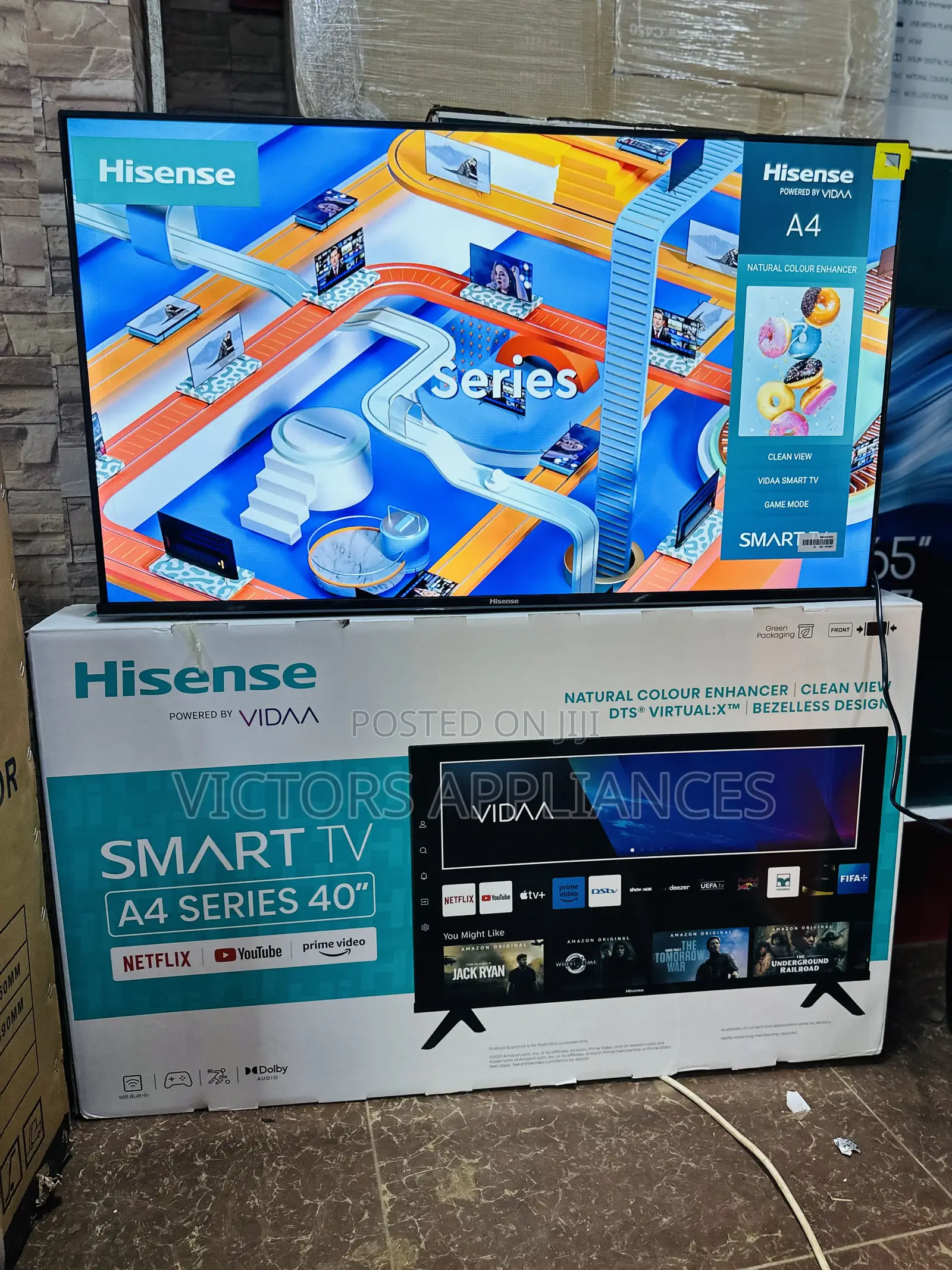 Original Hisense 40” Digital Smart Tv