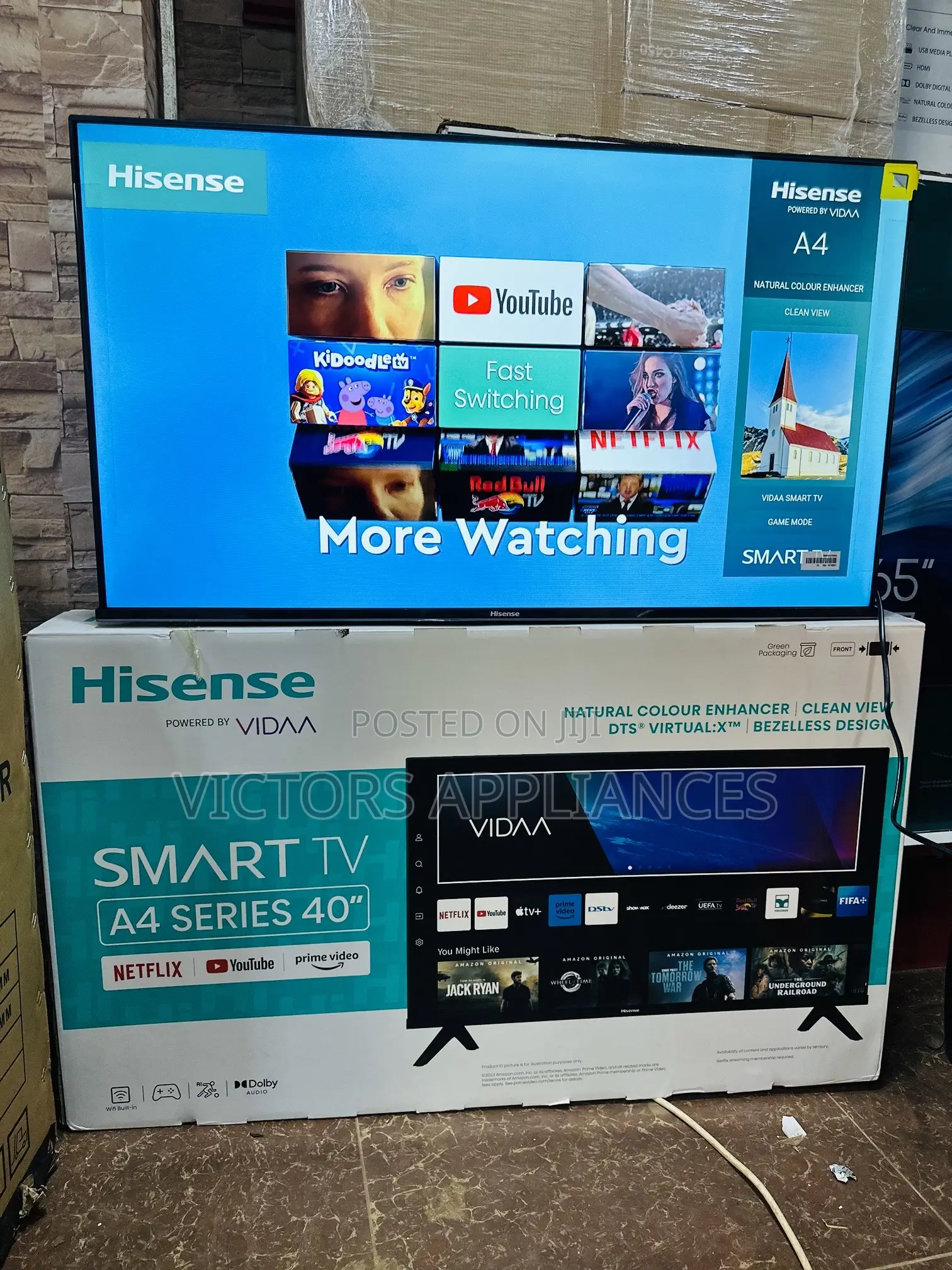 Hisense 40” Digital Smart Tv With Internet Enabled