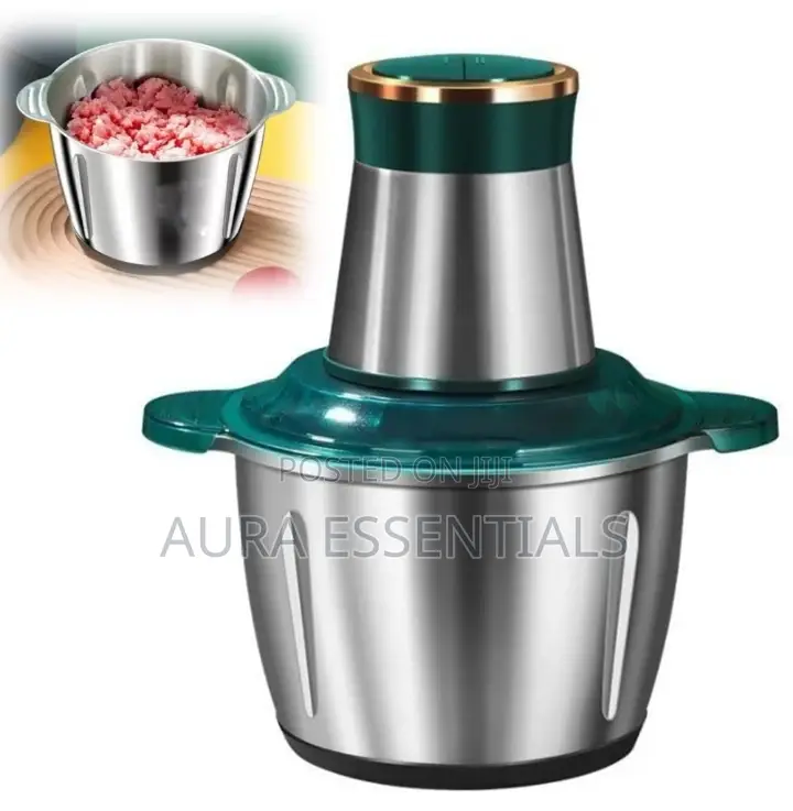 Stainless Steel Hoffmans Brand Food Chopper Meat Grinder