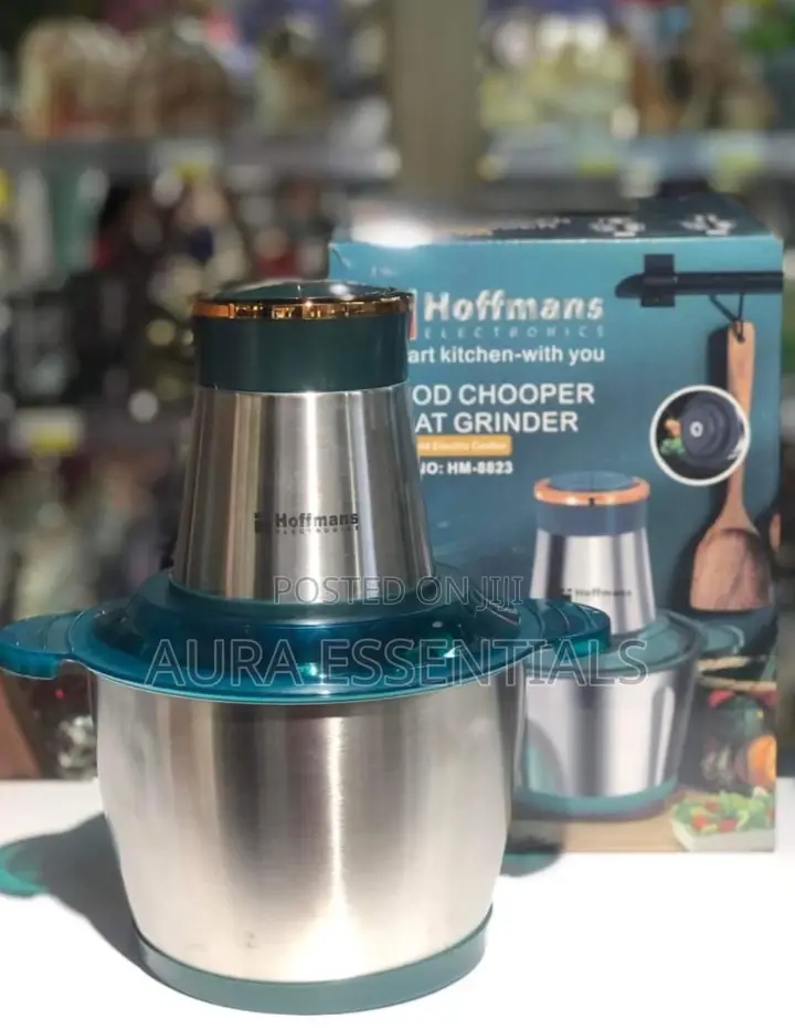 Stainless Steel Hoffmans Brand Food Chopper Meat Grinder