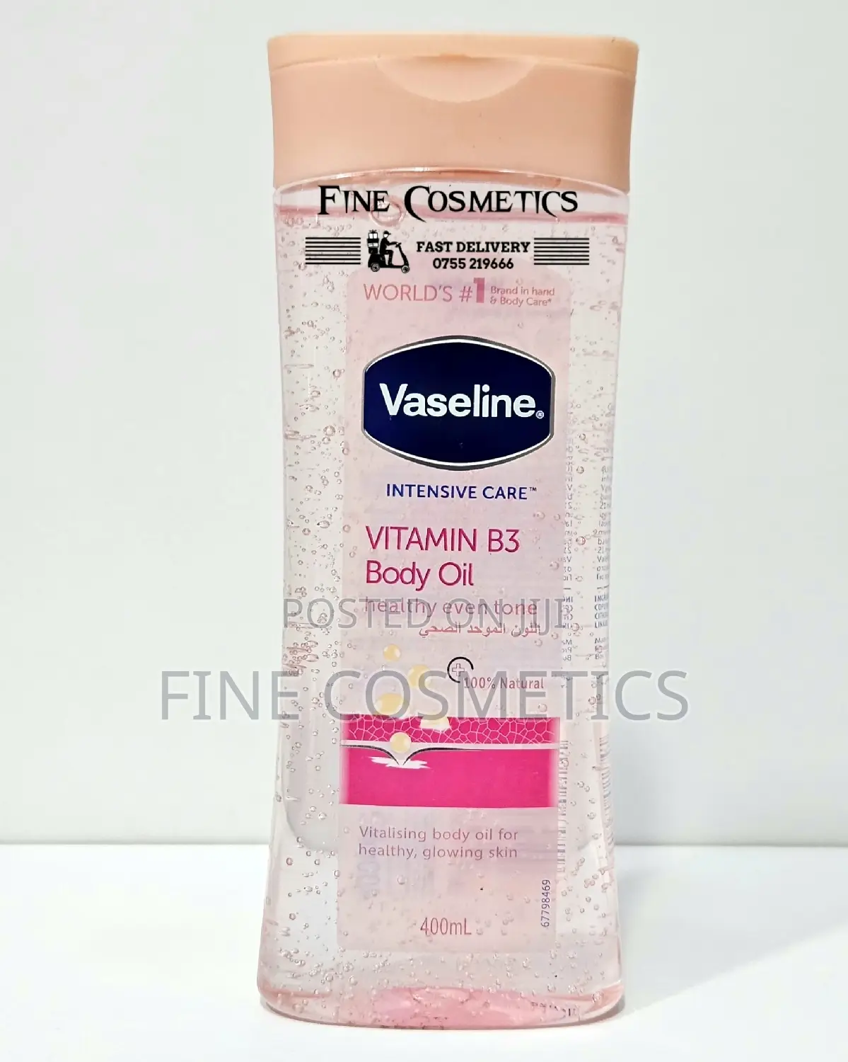 Vaseline Healthy Even Tone Vitamin B3 Dry Skin Body Oil 400g