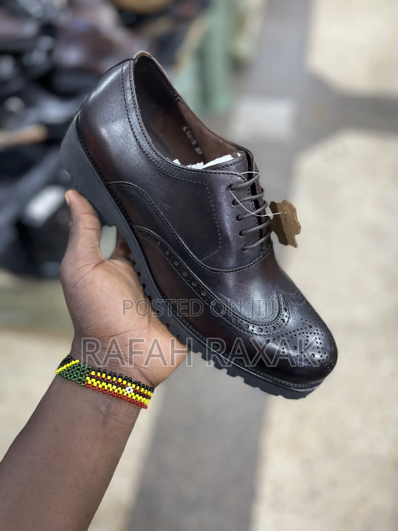 Original Dark Tan Franco Banetti Oxfords