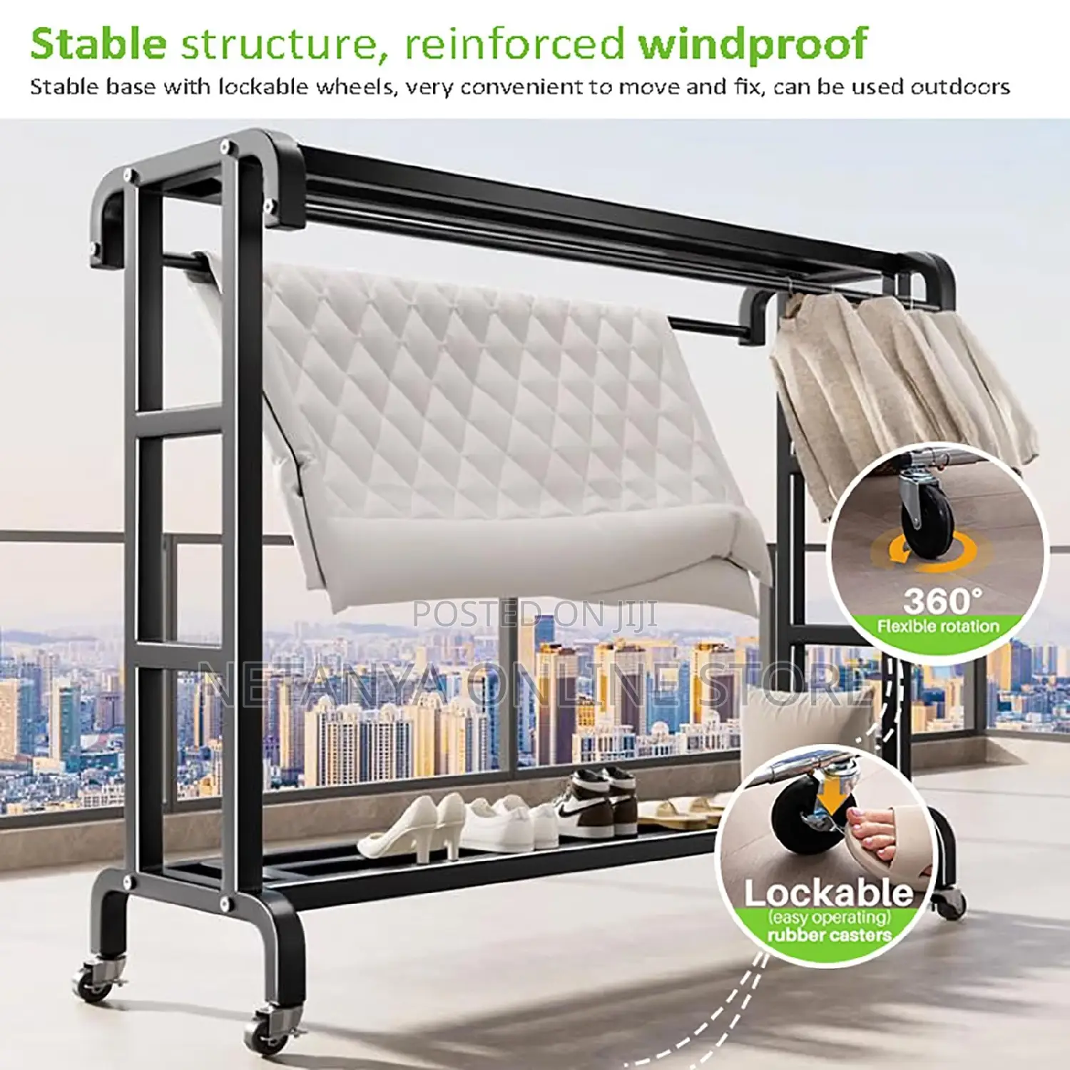 Large Capacity Clothes Rack