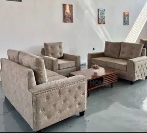 Photo - A Six Seat Chesterfield Sofa Set Modern Design