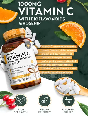 AUTHENTIC VITAMIN C TABLET 1000mg for Health Skin,Hair+Joint