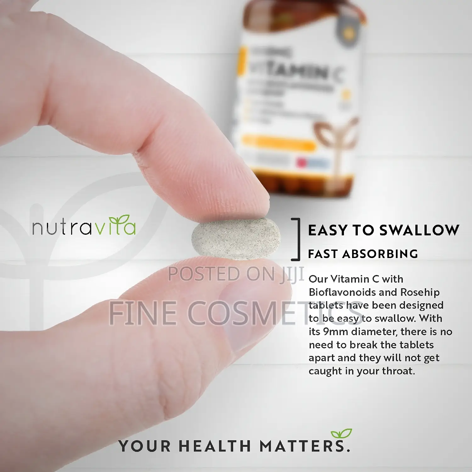 AUTHENTIC VITAMIN C TABLET 1000mg for Health Skin,Hair+Joint