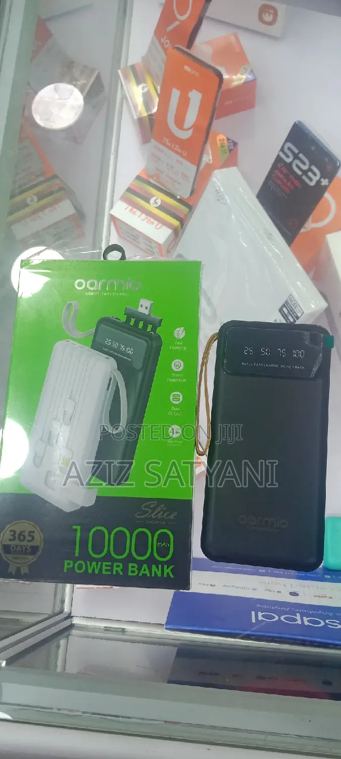 Power Bank 10,000mah Built in Cables All in One