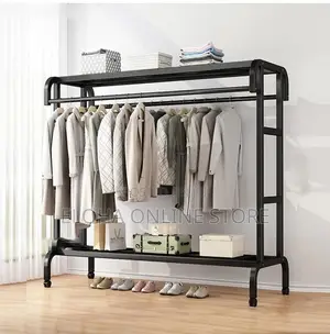 Double Rods Clothes Rack