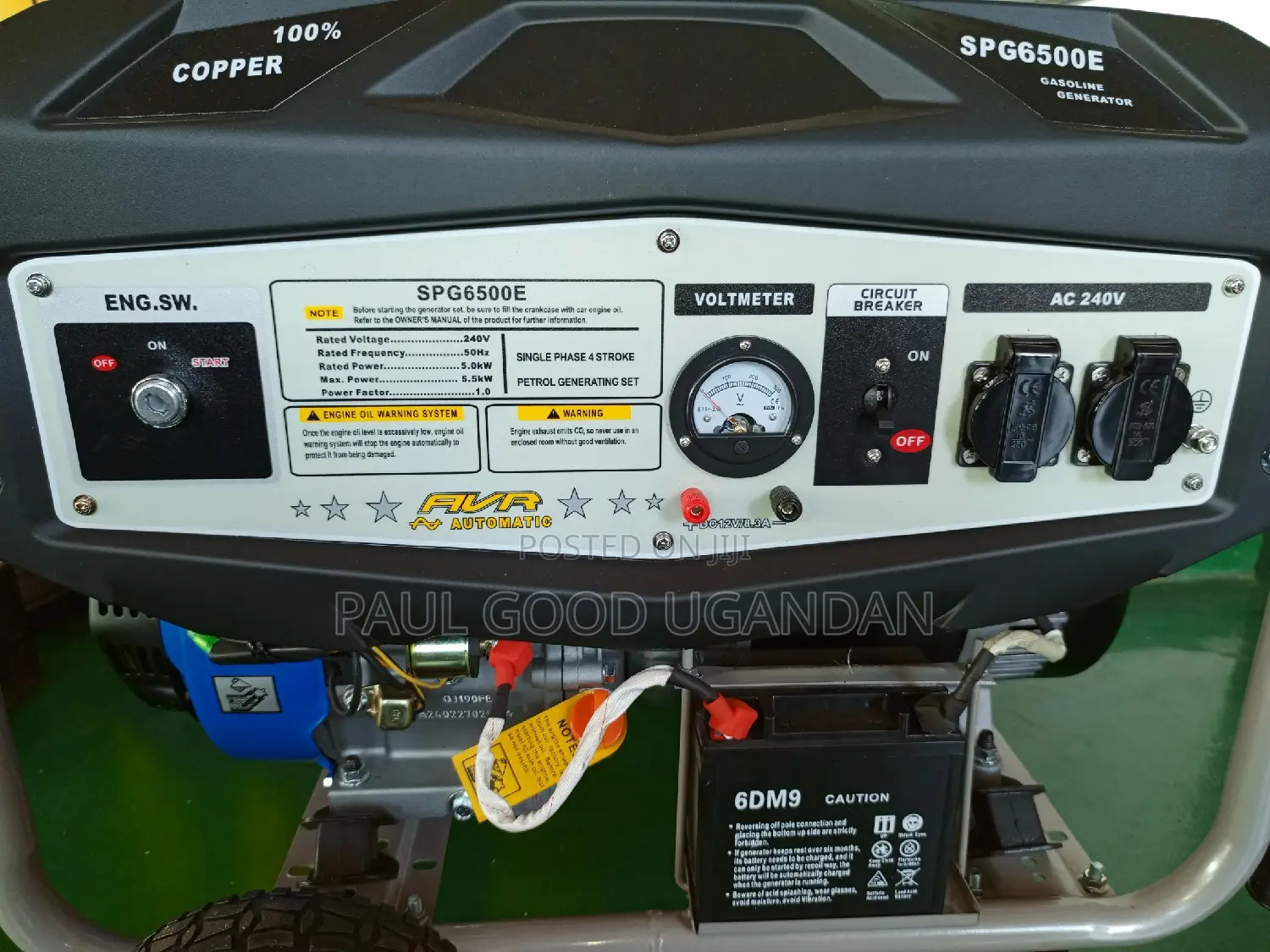 Spg6500e Gasoline Generator (5.5kw)