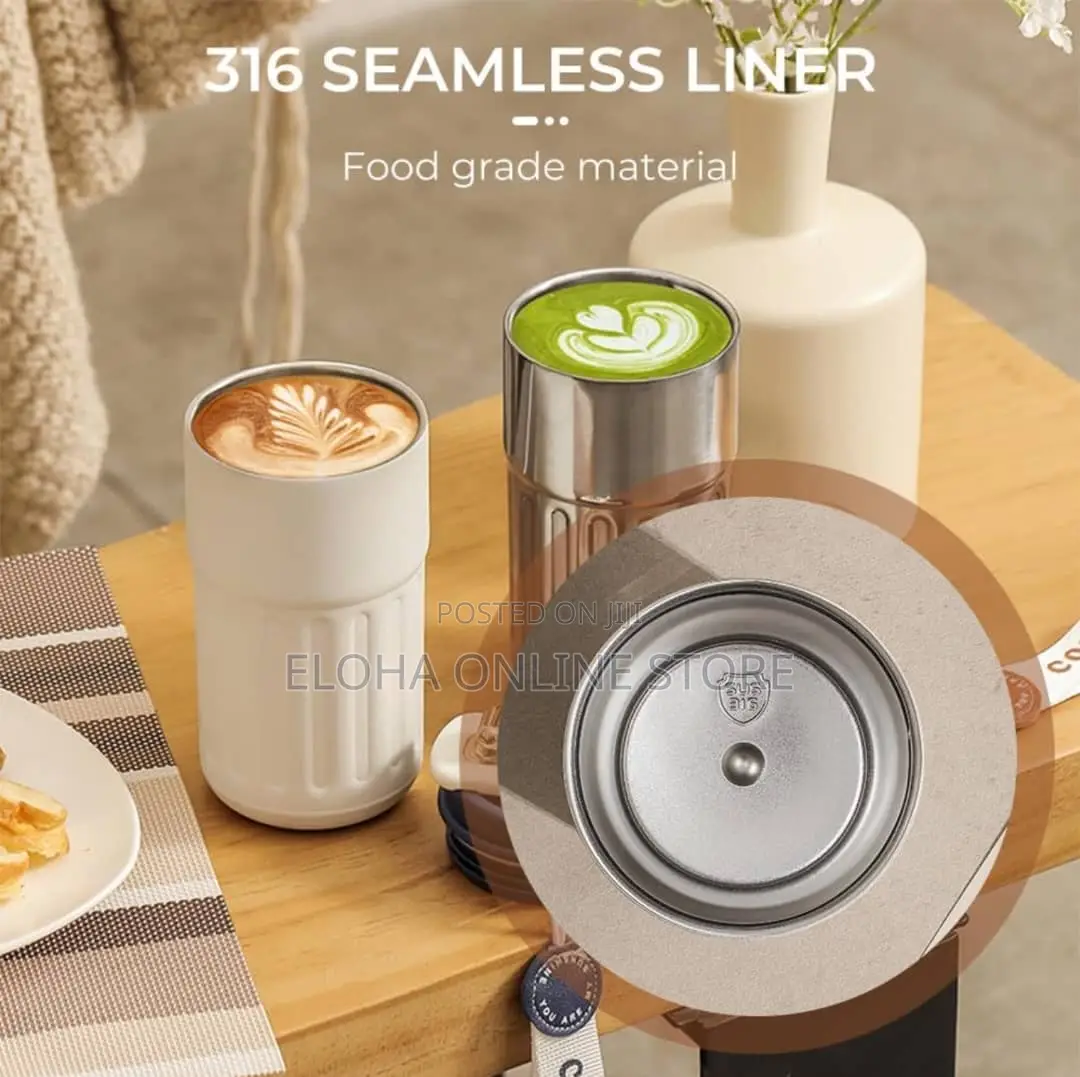 Smart Coffee Thermos Cup With Temperature Display