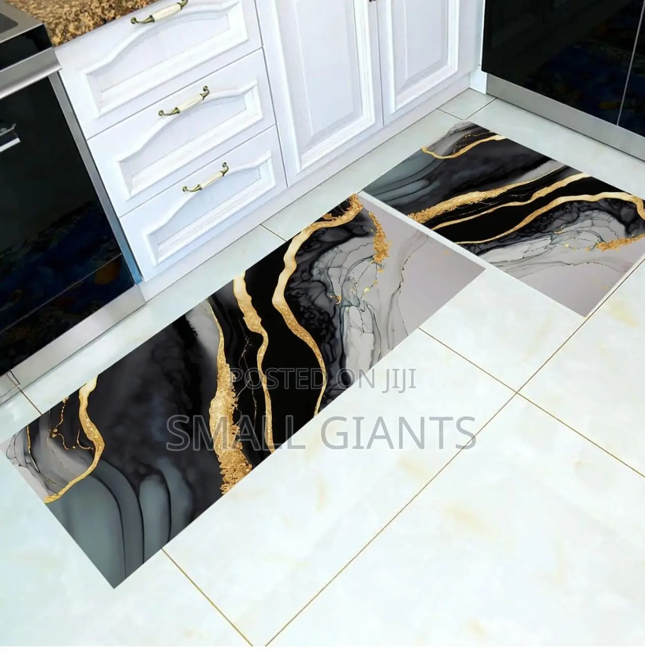 Non Slip Cushion Kitchen or Bathroom Mat Set